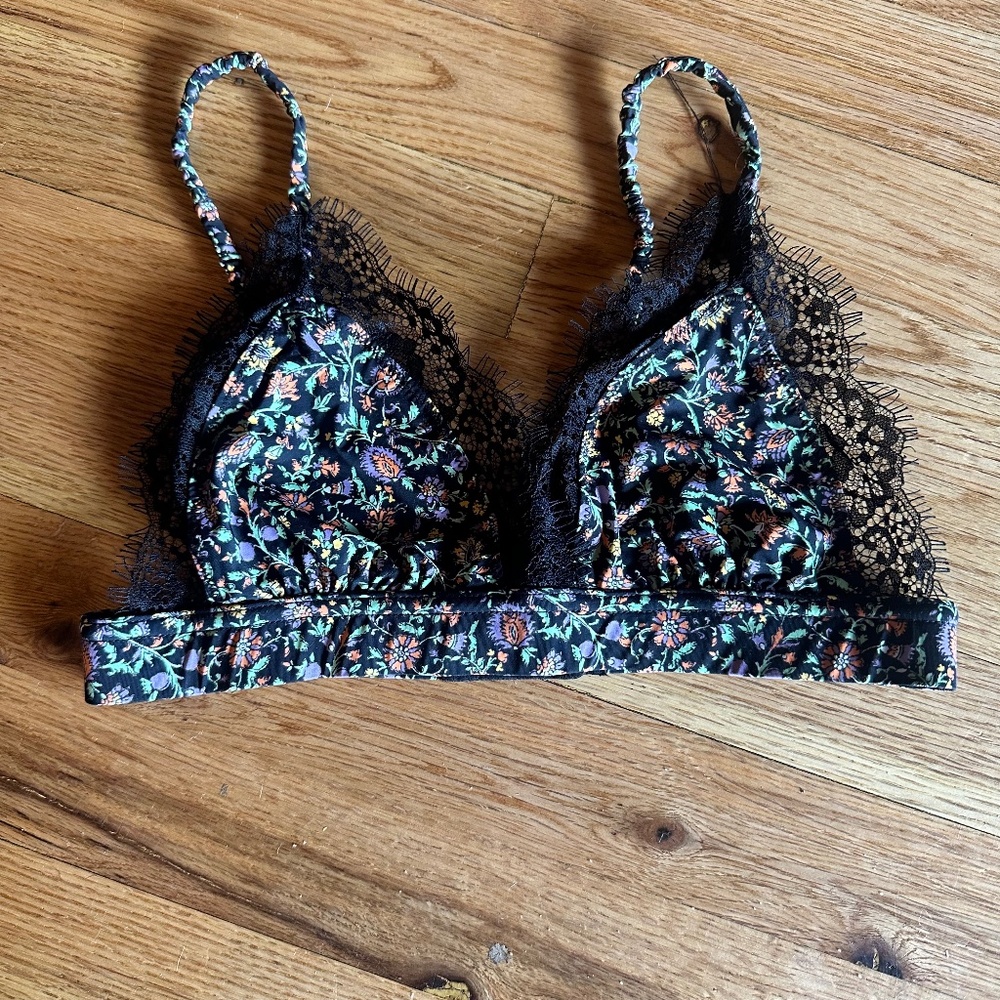Anthropologie Bralette (floral, lace)